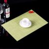 Japanese non-slip waterproof black table mat PVC
