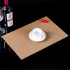 Japanese non-slip waterproof black table mat PVC