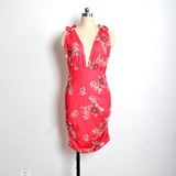 Сексуальное платье, Aliexpress, Amazon, wish, европейский стиль, V-образный вырез, в обтяжку, с акцентом на бедрах