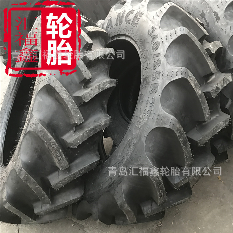 现货销售大马力子午线轮胎340/85R28 R-1W花纹 支持出口拼柜