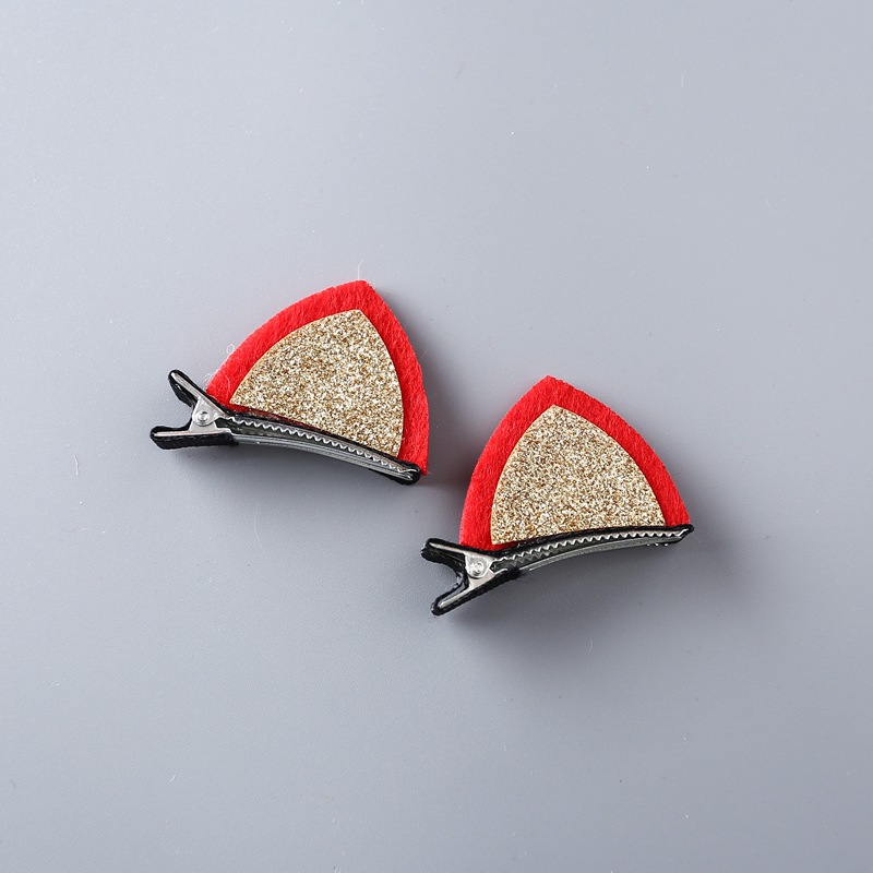 Directo de fábrica estilo Coreano con lentejuelas orejas de gato horquilla niños adultos venta lindo tocado accesorios para el cabello Holiday Dress Up