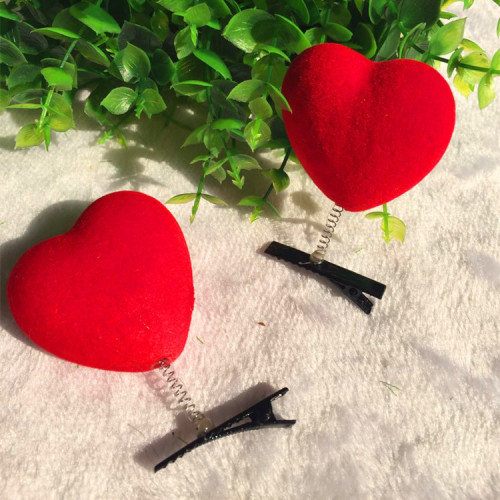 Selling cute puppy hair clips, love hair accessories, spring little yellow dog and chicken hair clips, selling cute windmill little yellow chicken hair clips