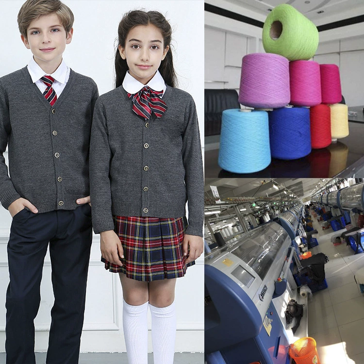 Весенне-осенний новый продукт, школьная форма в британском студенческом стиле, свитер для мальчиков, вязаный кардиган с v-образным вырезом, школьная форма, свитер, куртка