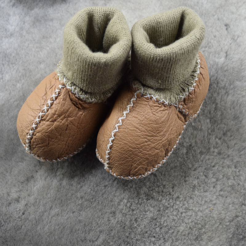 �ֹ�ͯЬ ��Ƥëһ����Ů�޿�ѥ���� ������ů������ƤӤ��Ь