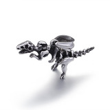 Динозавр из нержавеющей стали, скелет, подвеска, ожерелье, аксессуар, новая коллекция