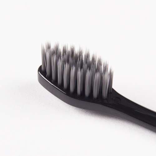 Adult set, black and white with small head toothbrush, carbon soft cotton bamboo charcoal toothbrush, filament soft bristled toothbrush wholesale
