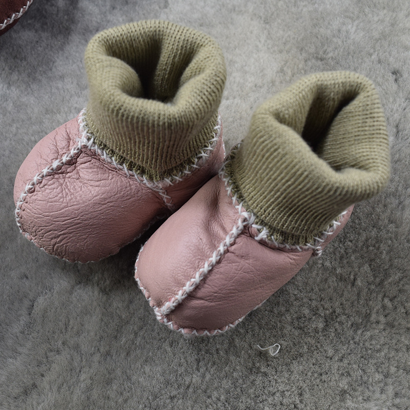 �ֹ�ͯЬ ��Ƥëһ����Ů�޿�ѥ���� ������ů������ƤӤ��Ь