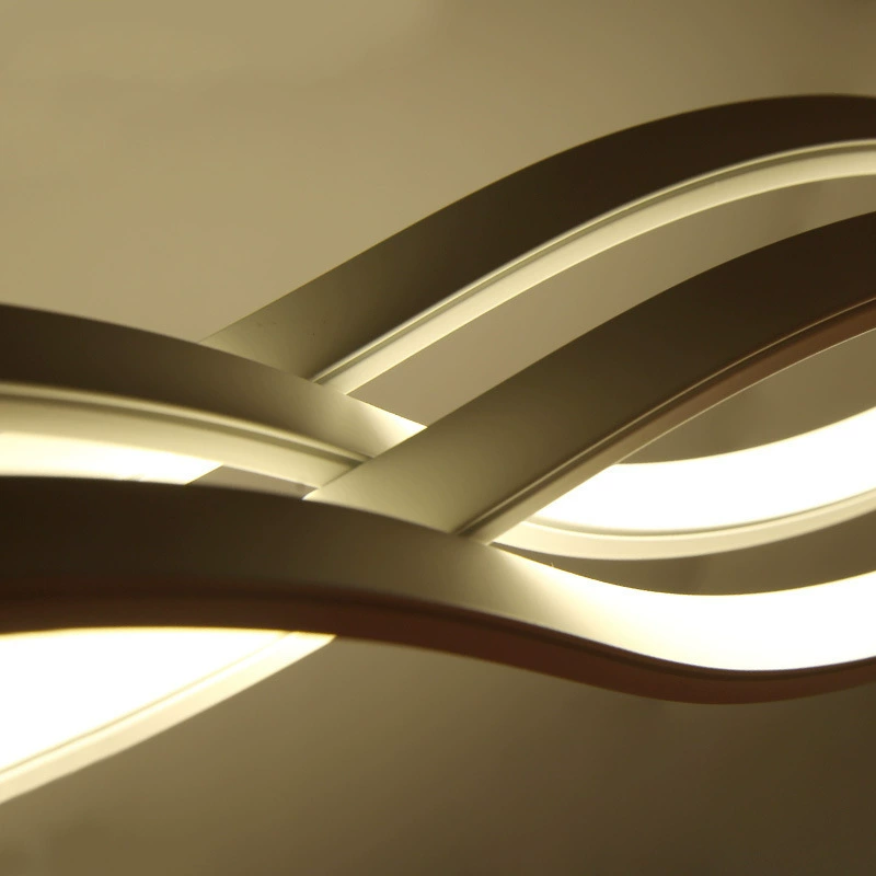 LED-люстра творческой формы для гостиной, бар современный офисный свет, светильники