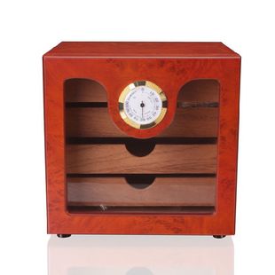 Rosewood Grain Small Four-Layer Cigar Humidor
