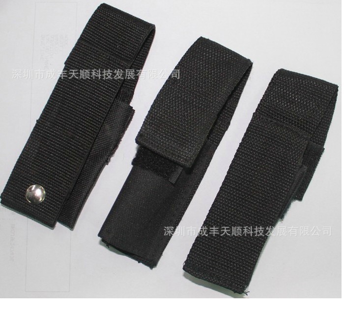 尼龙电筒套 通用手电筒腰包 战术户外剪刀套保护套