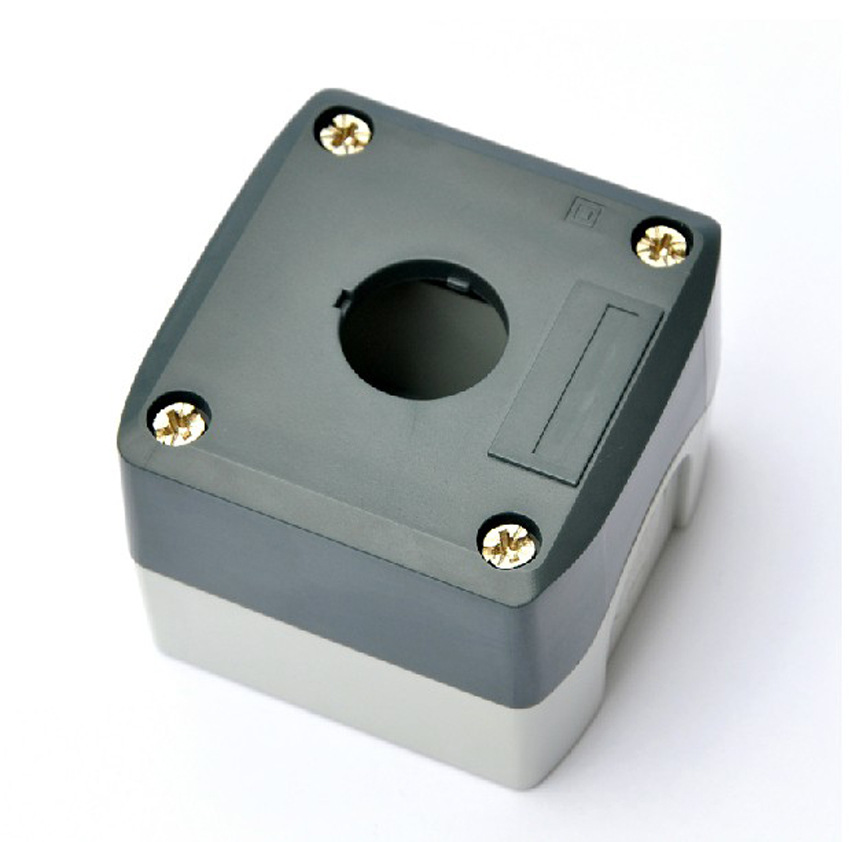 斯普威尔1位/1孔按钮开关盒 86型按钮接线盒 塑料防水按钮盒SBX01