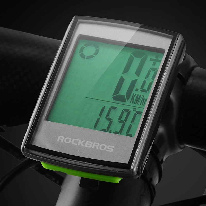 Waterproof speedometer, glowing road bike for cycling, English