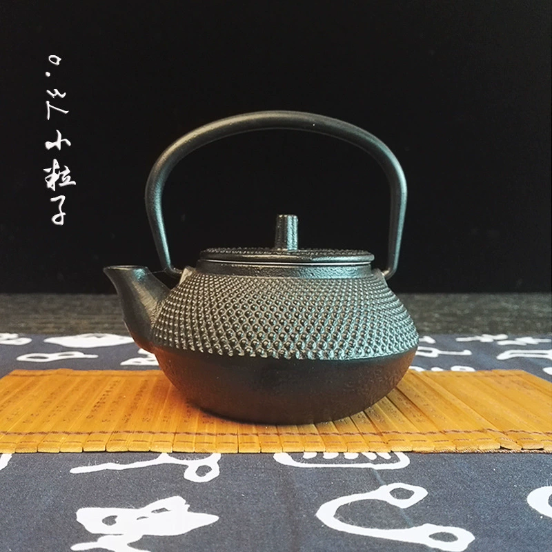 Чугунный горшок Ruishoutang Железный чайник без покрытия Южная Япония Чайный набор из сырого железа Кипяченая вода для чая Китайский дом