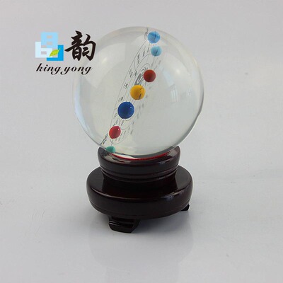 Pujiang crystal Manufactor 80mm Big Dipper Astronomical Planet crystal ball Decoration originality crystal technology gift