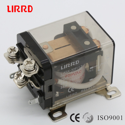 LIRRD LJQX-30F/1Z Закрыто 35A Flame Saturanting High-Power Relay 12V24V220V