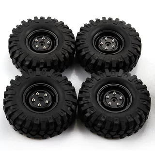 1.9寸仿真攀爬轮胎 96mm/108mm攀爬胎组 D90胎皮 1/10模型车用