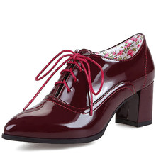 外贸深口单鞋大码40-48码高跟鞋粗跟女鞋T6-2