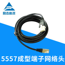 批发 5557胶壳成型，端子线 ，RJ45网络连接线