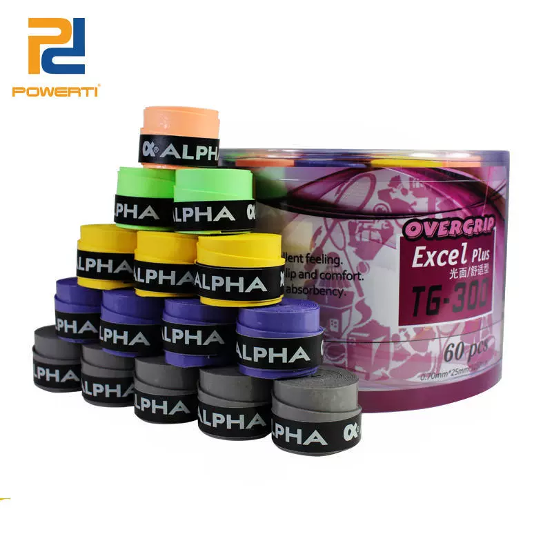 Поколение Alpha TG300 Толстая липкая ракетка для бадминтона теннисная ракетка впитывающая пот с ручным клеем