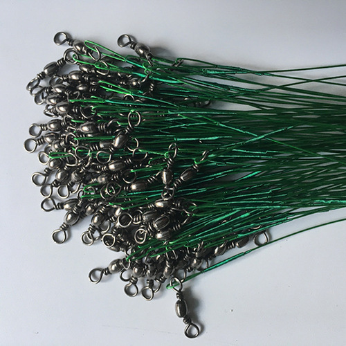 Wholesale Lua Steel Wire Anti-bite Line with Eight-shaped Ring Wire Leader Fishing Gear Accessories Fishing Lead Line