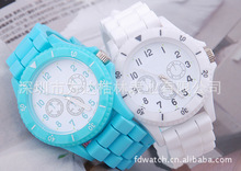供应新款时尚环保硅胶礼品表 广告礼品手表