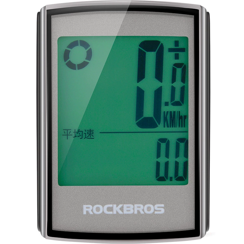Waterproof speedometer, glowing road bike for cycling, English