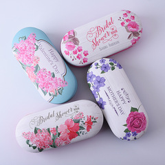 中國風眼鏡盒 美瞳伴侶盒框架眼鏡盒雙層盒 兩用眼鏡盒隱形眼鏡盒