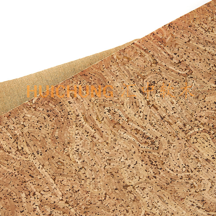 天然环保真软木纸装饰人造革 瑜伽砖运动用品软木布拇指纹