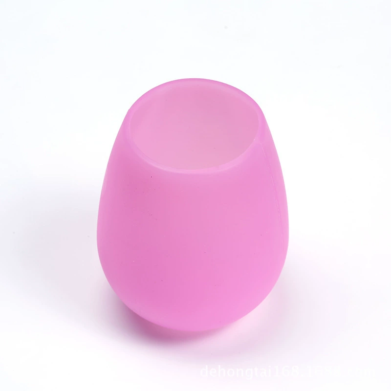 Silicone handheld multicoloured wineglass, wholesale