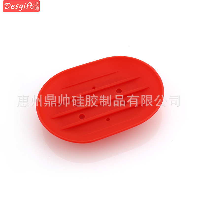 Amazon colorido antideslizante titular de jabón de silicona drenaje caja de jabón titular de jabón de silicona baño ponche-libre