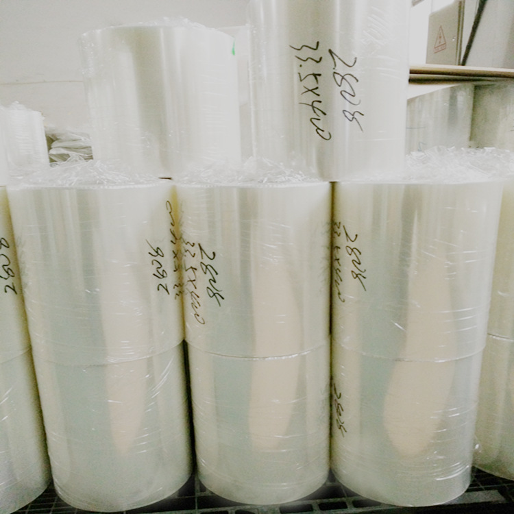 PET非硅透明离型涂胶膜卷材 单面硅油隔离膜金葱膜底涂生产厂