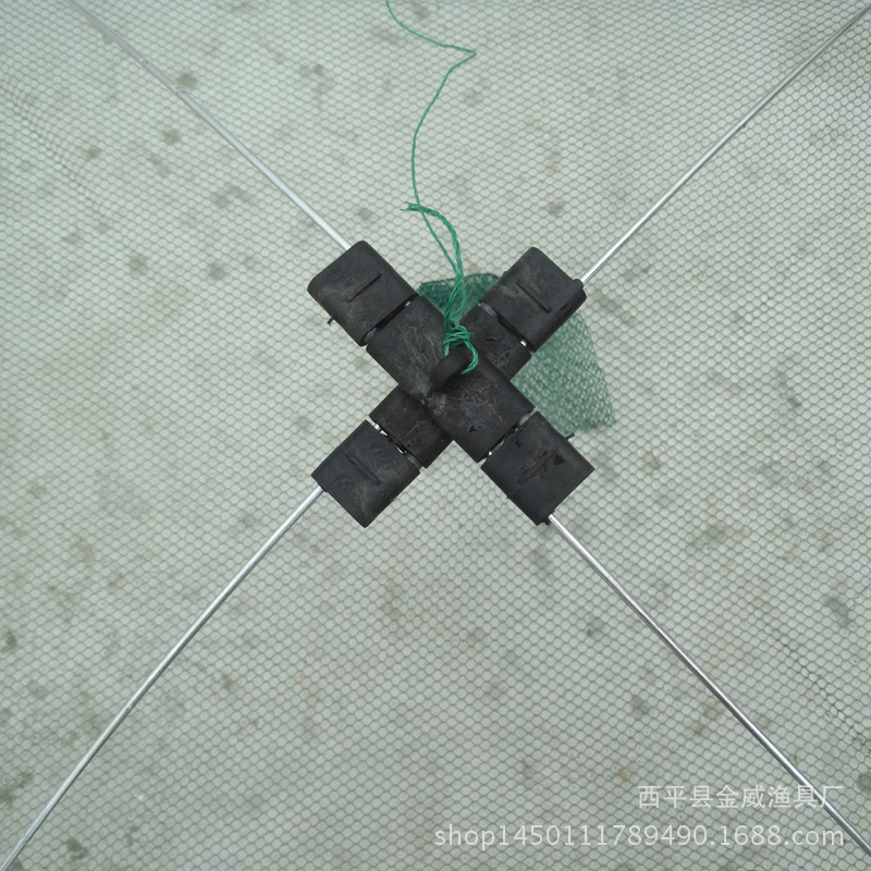 Jaula de camarón de cuatro esquinas instalación no cerrada movimiento libre Red de camarón Red de elevación jaula de red congestionado captura de peces bolsa de red de pesca equipo de pesca al por mayor