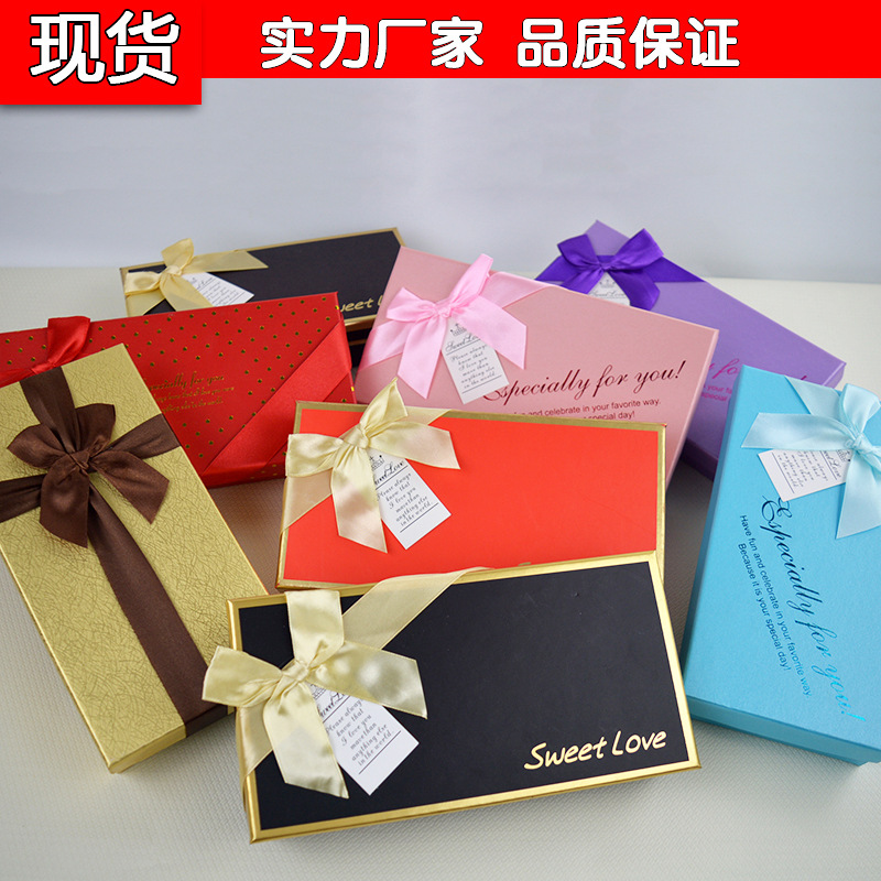 Factory wholesale chocolate box 18 box box can be set creative candy bow gift box Ferrero box