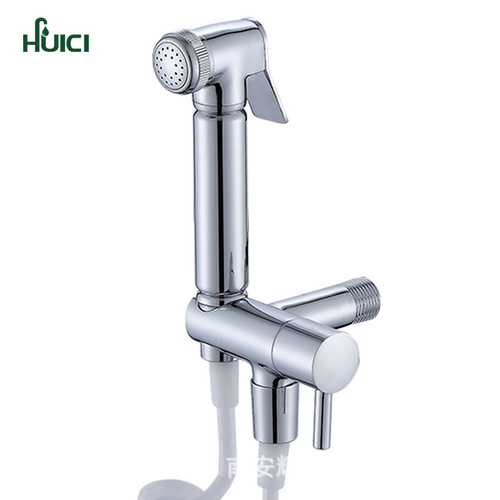 Faci Amazon EBAY copper bidet spray gun with hot and cold thermostatic valve set bidet set