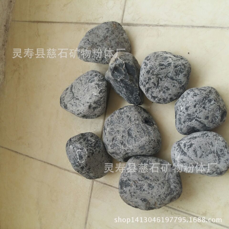 批发污水处理用鹅卵石 透水石 五彩石 黑色鹅卵石