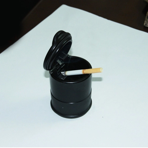 Coche alto ignífugo Cenicero 4S ordinario coche titular de cigarrillos coche Cenicero universal Cenicero portátil negro