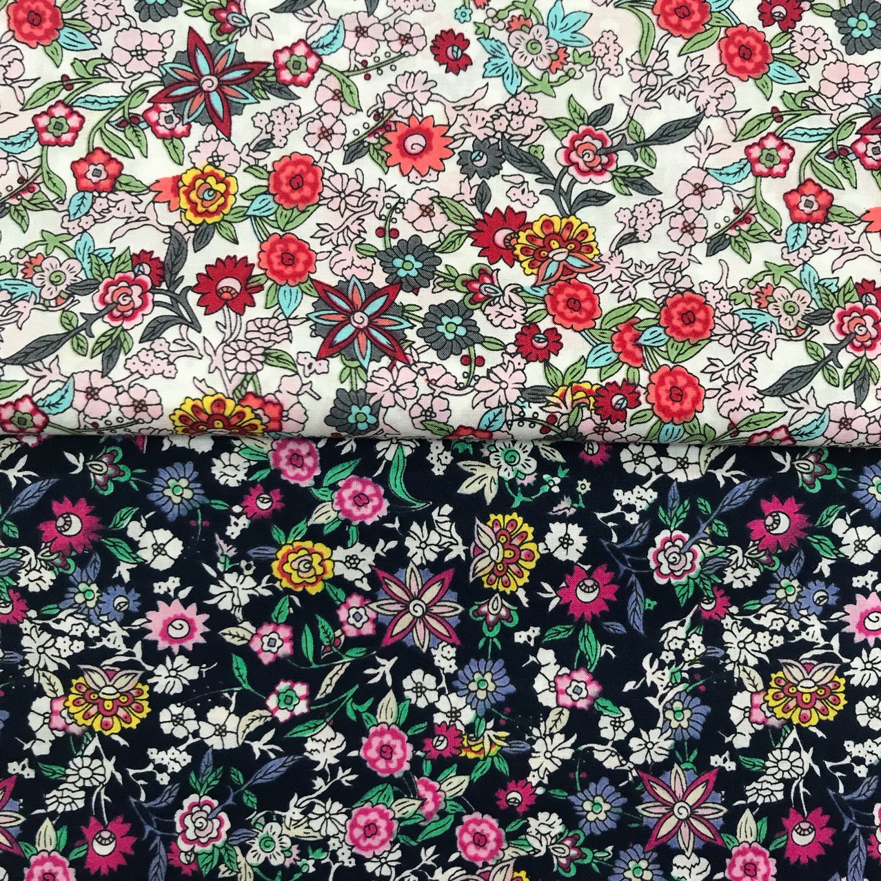 厂家直销 春夏新款全棉环保水印服装面料 现货供应