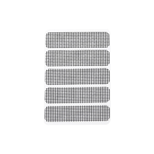 Self-adhesive anti-insect strips for window screens and curtain drain holes, drainage and leak hole patching, subsidized door and window mosquito repellent stickers