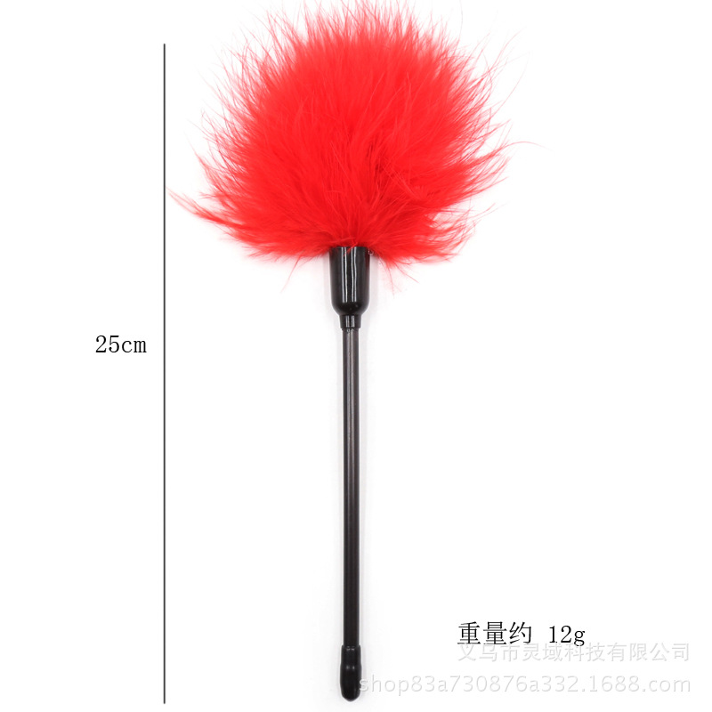 Suministro directo de fábrica, juguetes sexuales SM, plumas para coquetear, plumas de gallina, plumas de fuego, juguetes sexuales para adultos