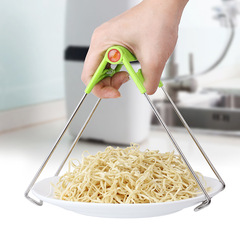 Wholesale floor stall kitchen dish clamp, bowl clamp, stainless steel pot and bowl heat-resistant clamp, plate picking tool, multi-purpose plate lifter