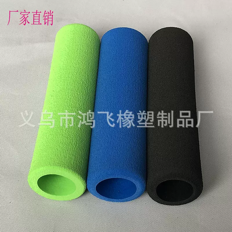 NBR橡塑发泡管握力棒彩色磨砂海绵管厂家直供高弹耐磨特价