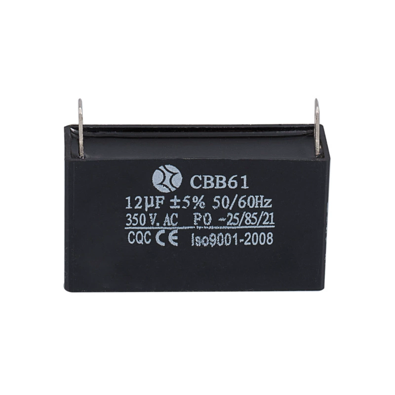 CBB61 бензиновый генератор пуски конденсаторы 12UF 350V Вентилятор двигатель кондиционер конденсатор с углом