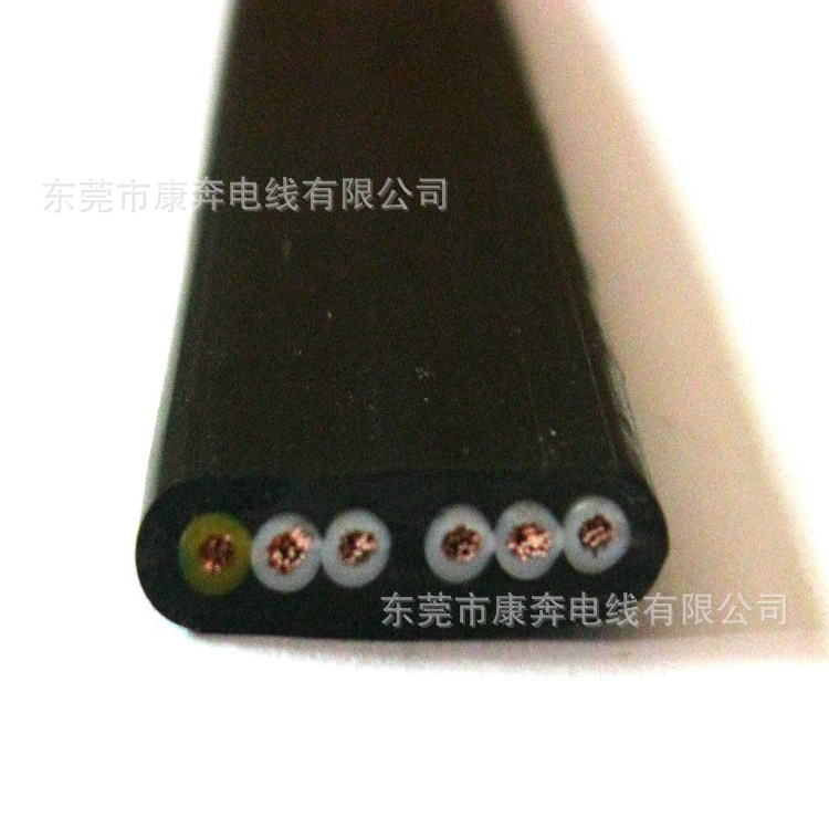 康奔扁线6*2.5mm2天车扁线 电动门移动扁线 空调扁线缆