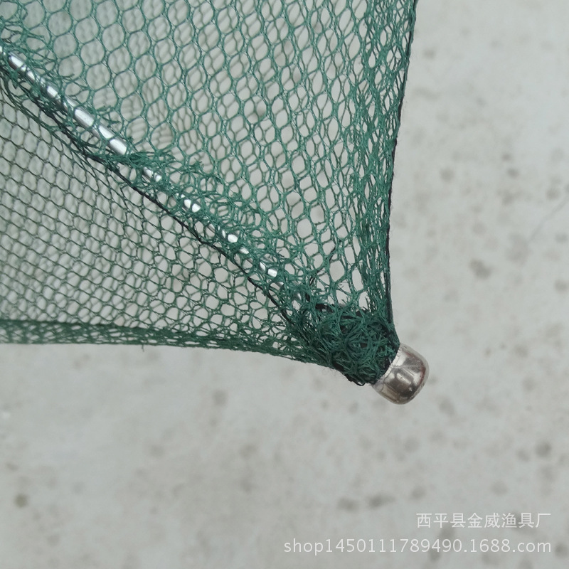 Jaula de camarón de cuatro esquinas instalación no cerrada movimiento libre Red de camarón Red de elevación jaula de red congestionado captura de peces bolsa de red de pesca equipo de pesca al por mayor