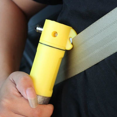 flashlight multi-function life-saving hammer – Qəza çəkici