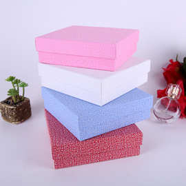 厂家直供 硬纸板正方形通用包装礼品盒精美化妆品包装盒现货批发