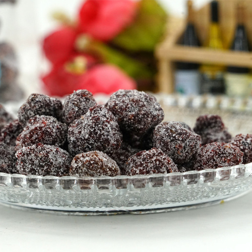 Huaweiheng Rock Sugar Bayberry 180g, Preserved Fruit, Candied Bayberry, Dried Bayberry, Candied Plum, Snacks, Large Quantity Wholesale