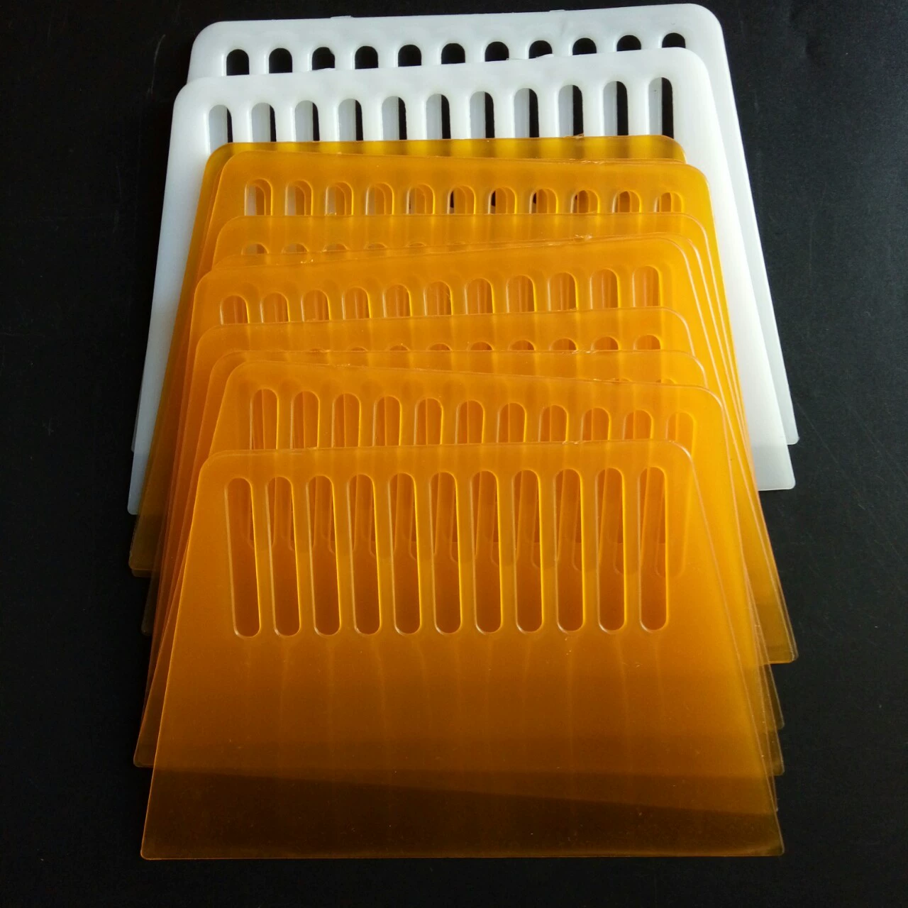 Оптовая тонкий желтый/белый пластиковый скребок замазка декоративный автомобиль фильм инструмент скребок лезвие