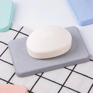 Diatomite Absorbent Soap Holder Toilet Table Washing Storage Rack Soap Box Soap Mat Diatom Mud Washing Mat Soap Box