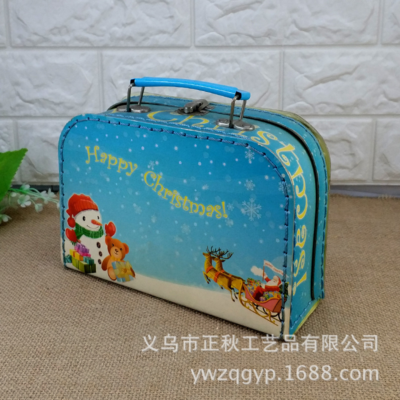 印刷手提翻盖玩具盒收纳盒手缝工艺礼品包装盒